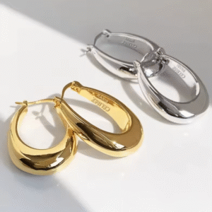 Vintage Oval Earrings